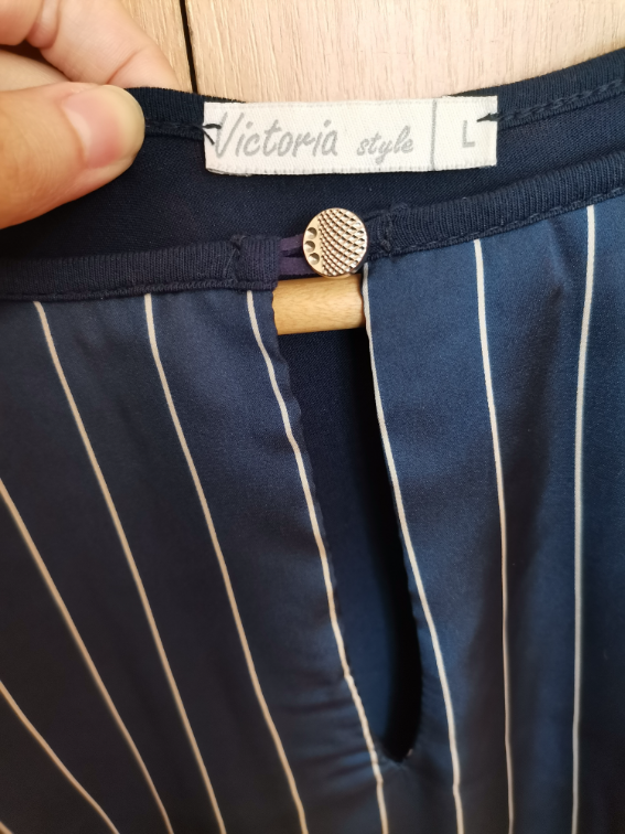 Teget plava bluza L slika #4