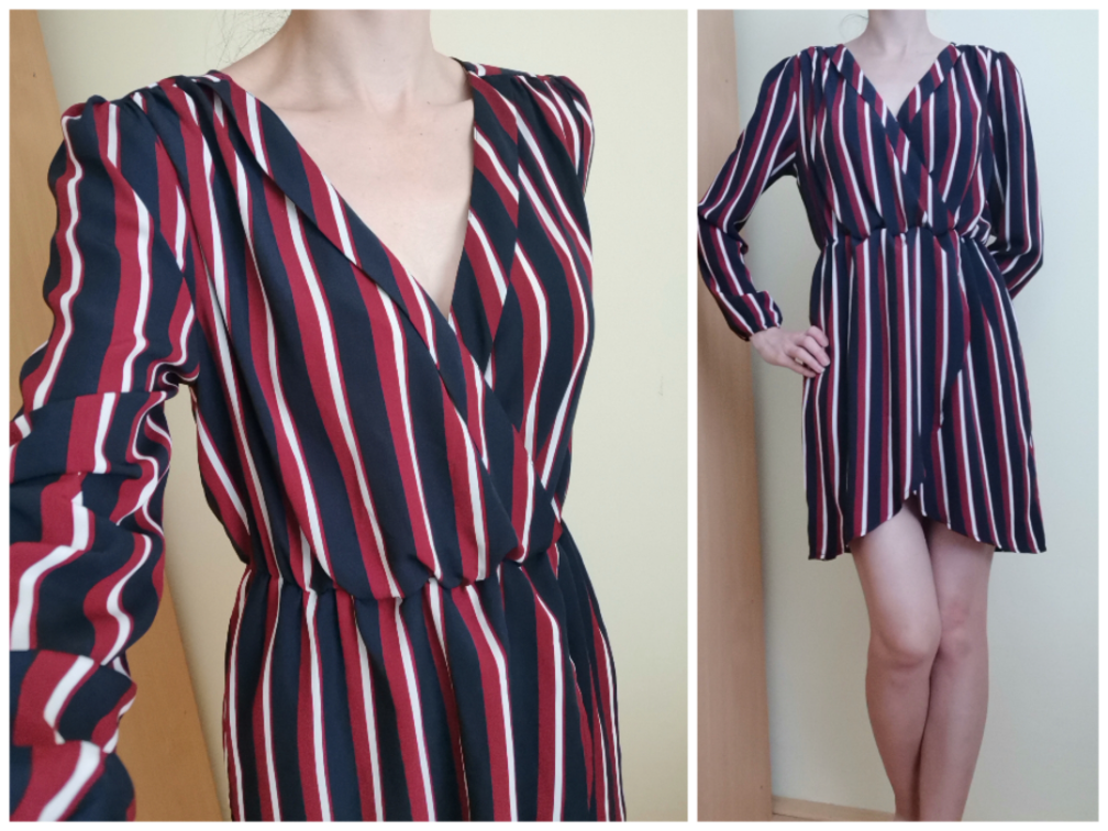 Haljina na pruge XS/S slika #1