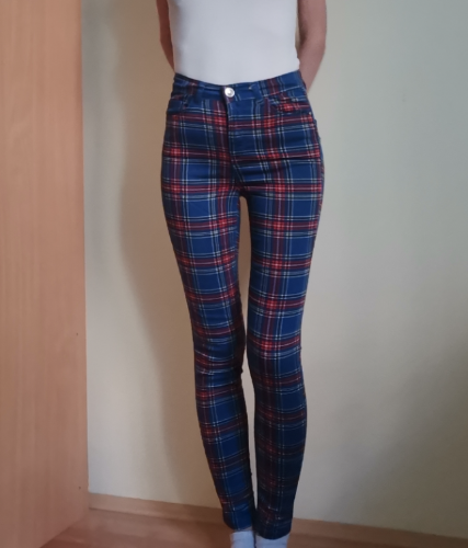 LC Waikiki karirane letnje pantalone XS/S