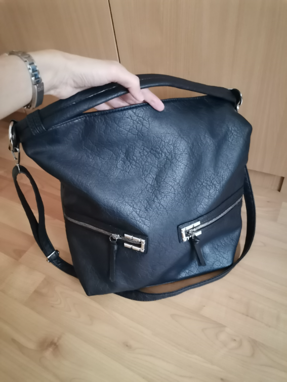 Ženska teget torba NOVA SA ETIKETOM slika #3