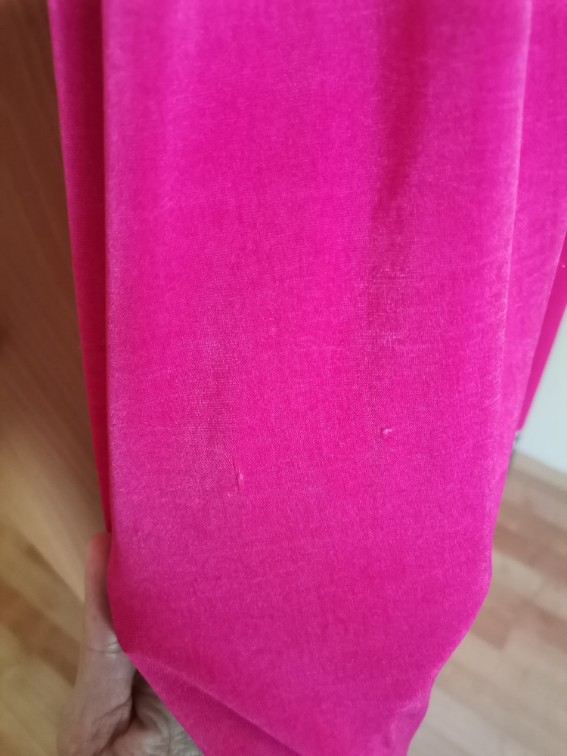 Duga roze letnja cvetna haljina slika #5
