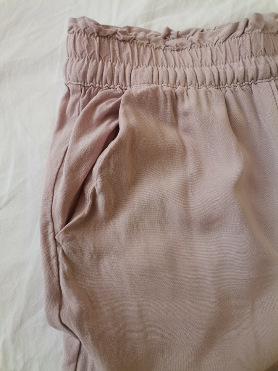 H&M svetloroze letnje pantalone slika #5