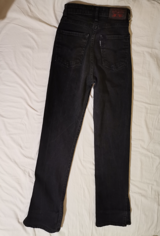 Crne farmerke zvoncare XS slika #4