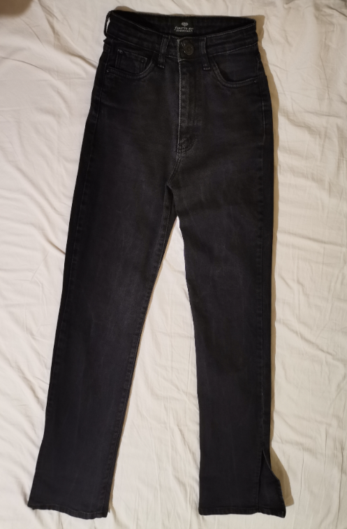 Crne farmerke zvoncare XS slika #3