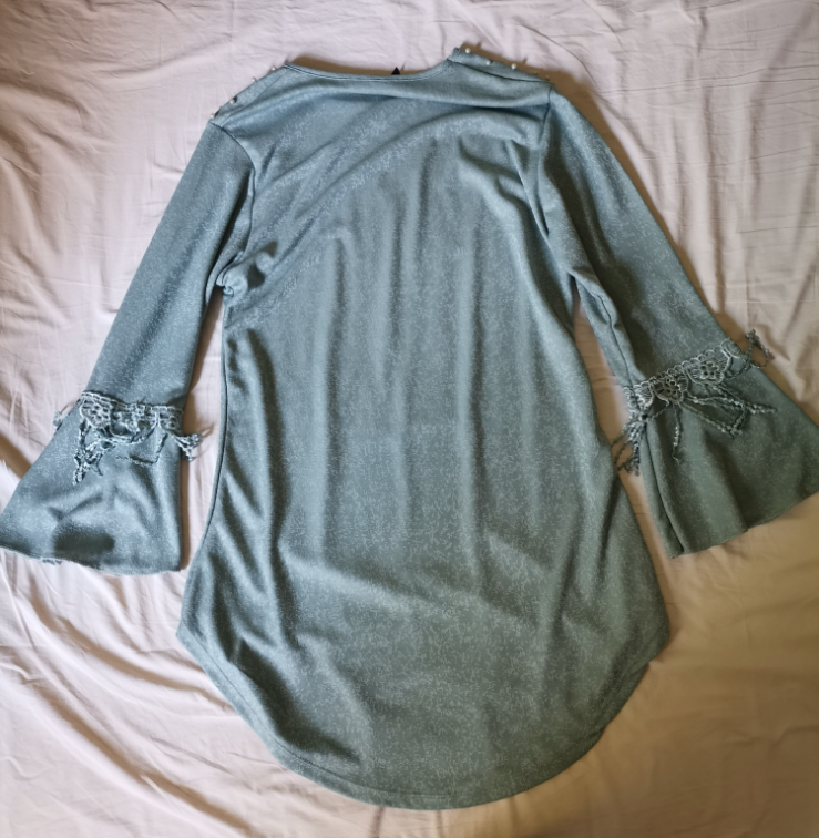 Tunika sa zvonastim rukavima S-M slika #3