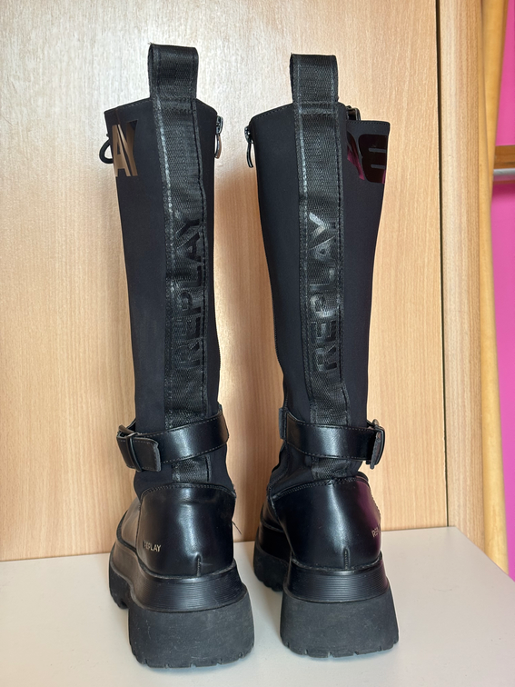Replay crne cizme slika #3