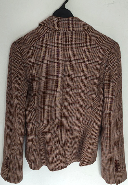 H&M Kratki Karirani Sako Br.36   slika #4