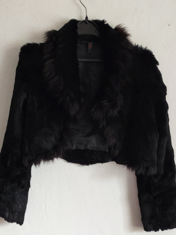 Elegantna krznena jakna u bolero stilu vel.M   slika #4