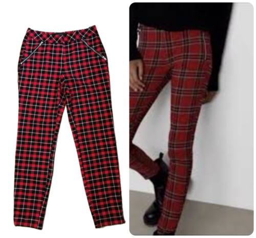 *MOHITO* karirane pantalone S - kao nove
