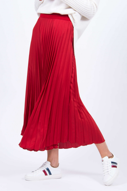 ❤H&M❤ bordo plisirana suknja 38 slika #1