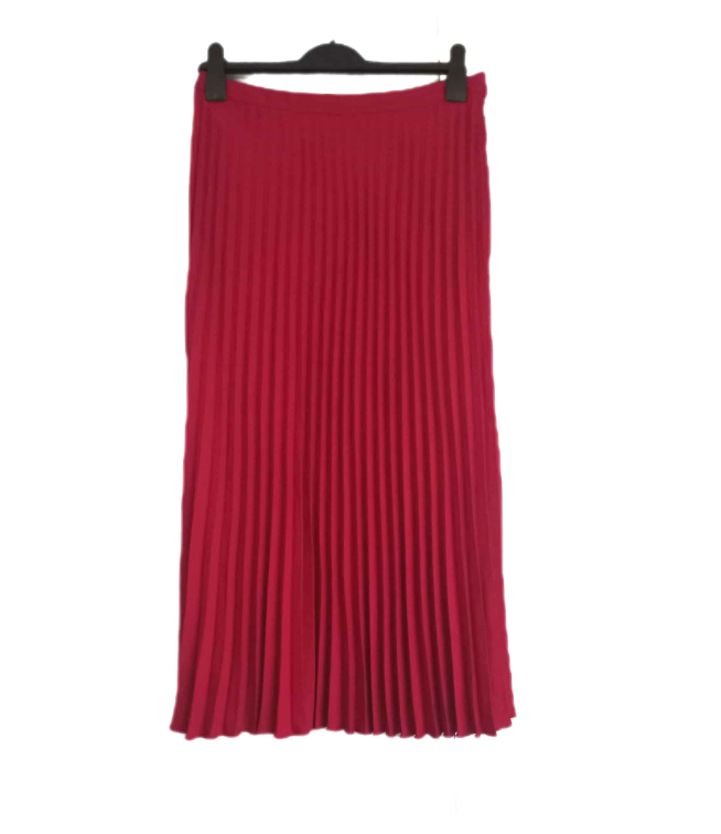 ❤H&M❤ bordo plisirana suknja 38 slika #3