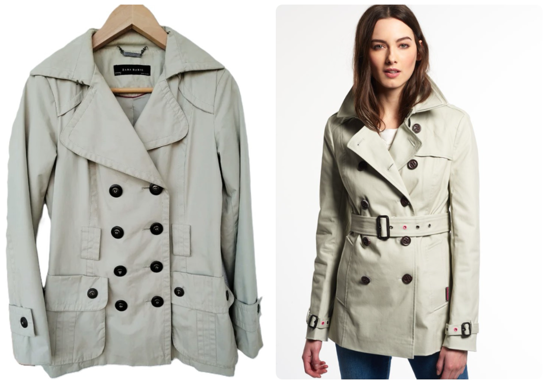 *ZARA BASIC* mantil slika #1