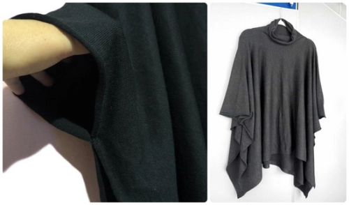 H&M ponco dzemper ONE SIZE thumbnail #3