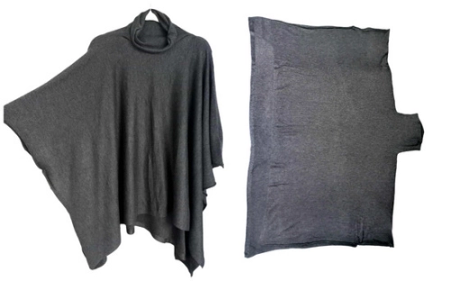 H&M ponco dzemper ONE SIZE thumbnail #4