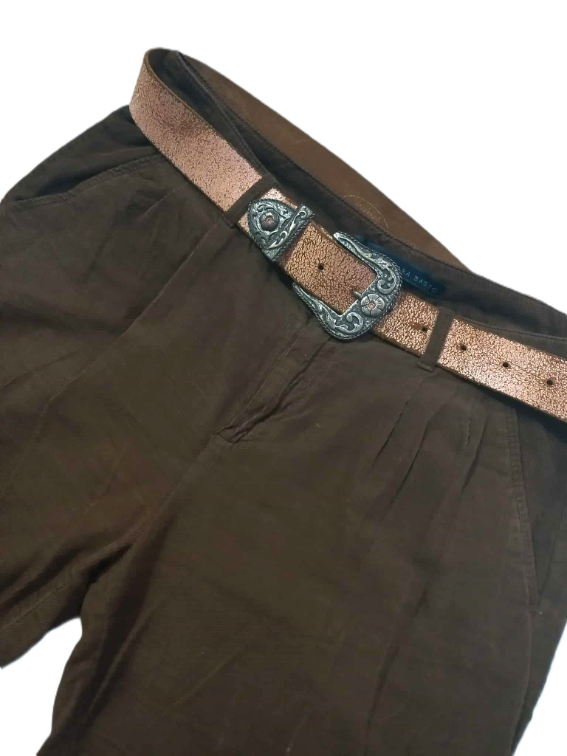 *ZARA* somot braon pantalone 38 slika #1