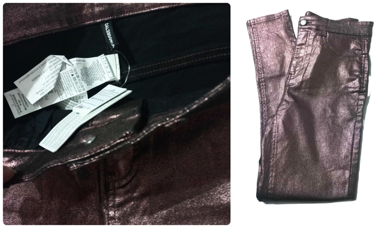 *CALZEDONIA* nove metalize pantalone slika #3