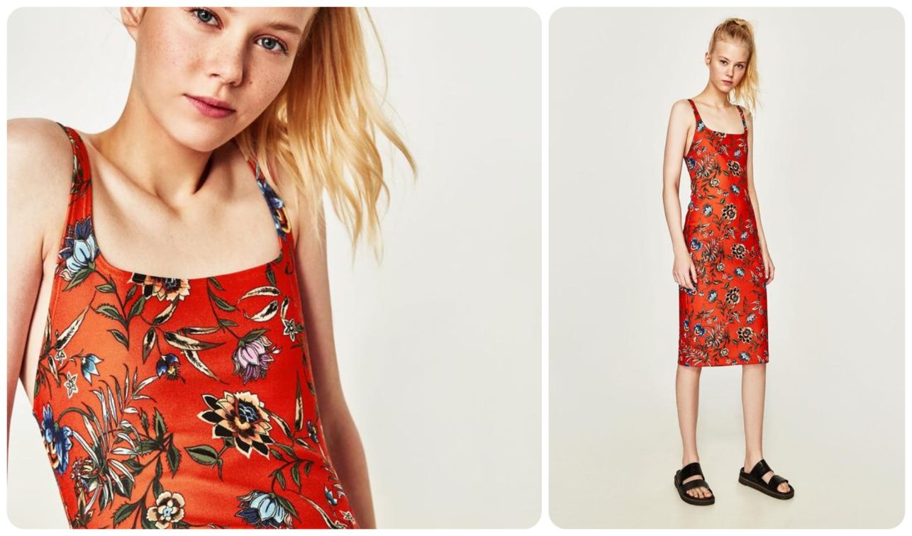 *ZARA* haljina na bretele slika #2