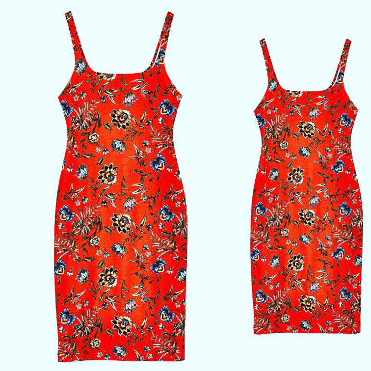 *ZARA* haljina na bretele slika #1