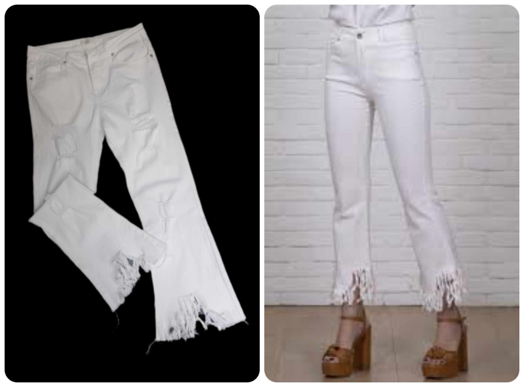 *OVS* bele pantalone-farmerke slika #1