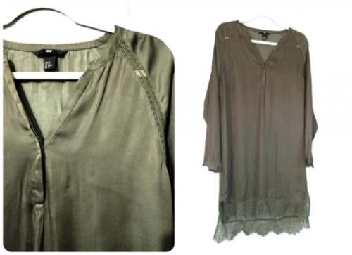 *H&M* tunika-haljina sa cipkom thumbnail #4