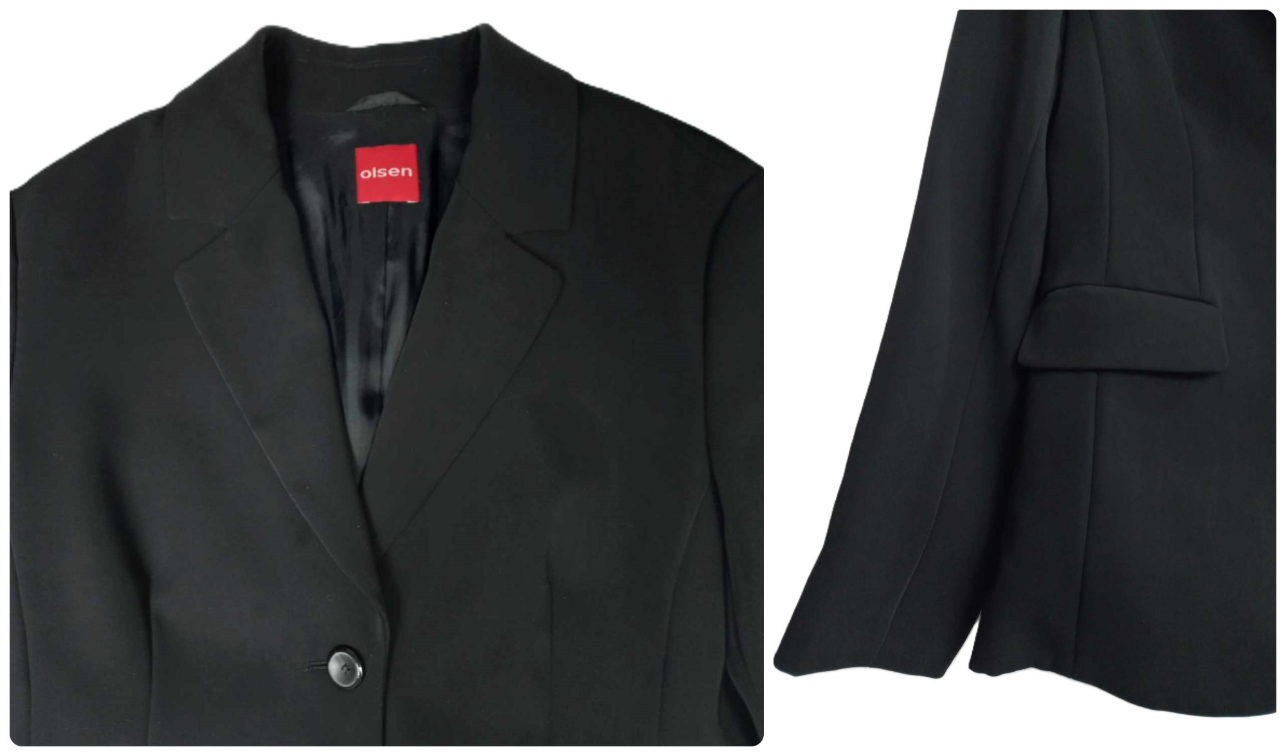 *OLSEN* strukirani blejzer slika #3