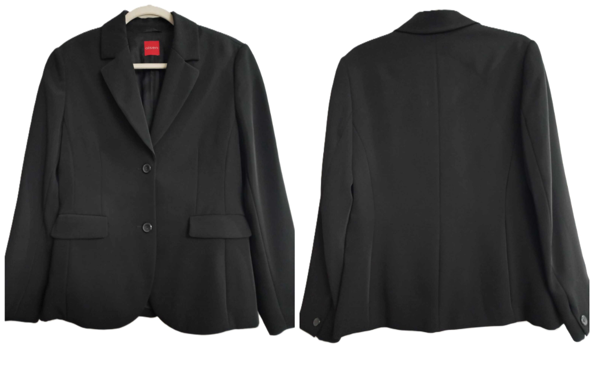 *OLSEN* strukirani blejzer slika #2