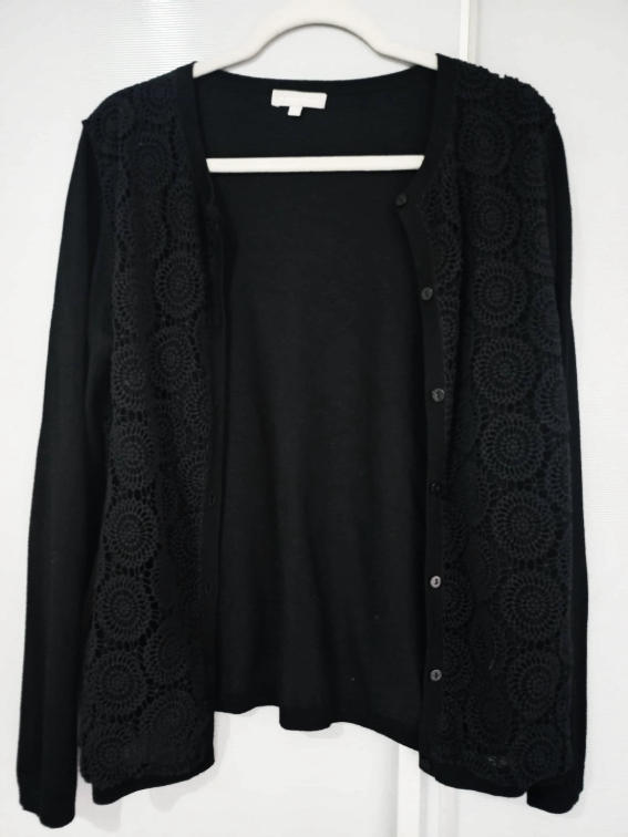 *MARCO PECCI * kardigan dzemper sa heklanim delom  slika #3