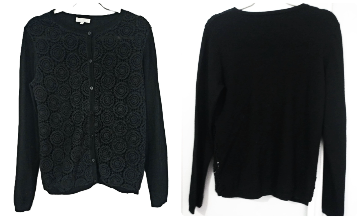 *MARCO PECCI * kardigan dzemper sa heklanim delom  slika #4