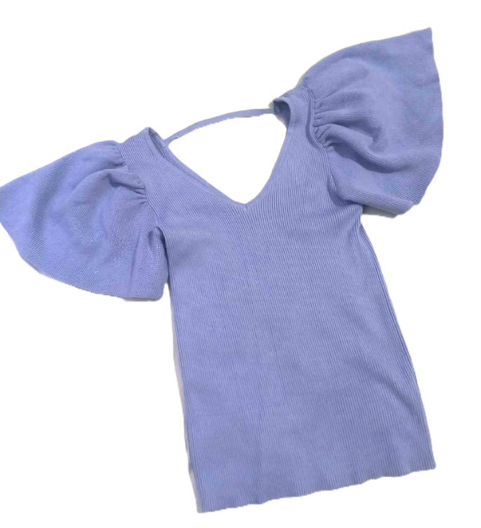 *MOHITO* bluza sa puf rukavima L slika #4