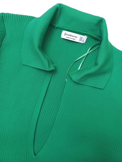 STRADIVARIJUS crop top bluza dzemper L slika #1