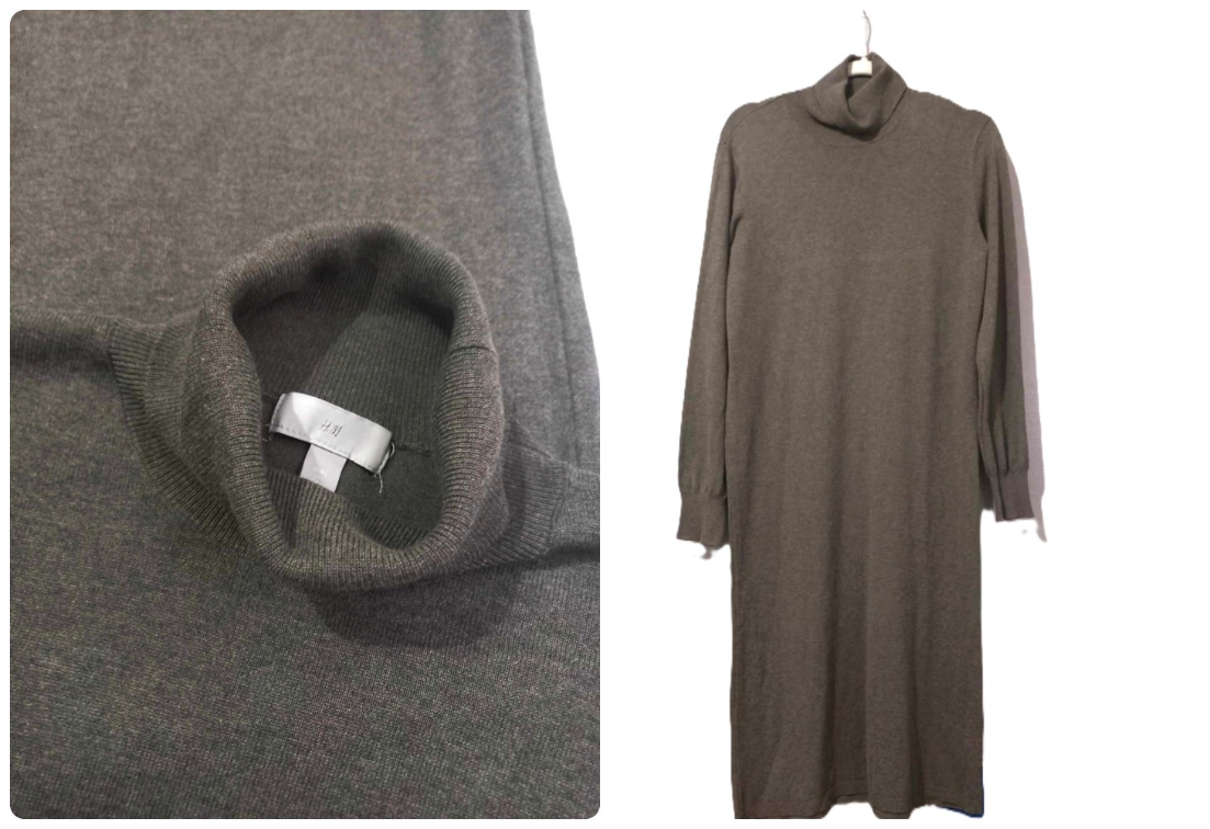 *H&M* dzemper haljina L slika #2