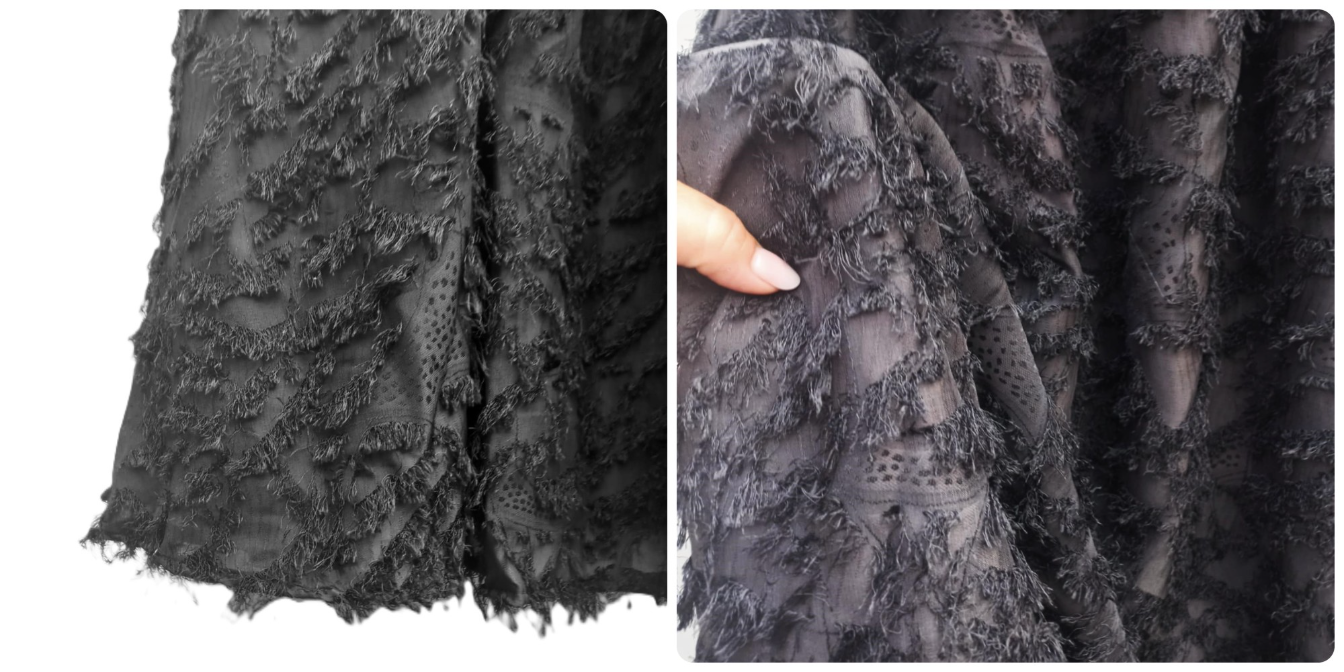 *SHEIN DAZY* svecana haljina sa resama slika #3