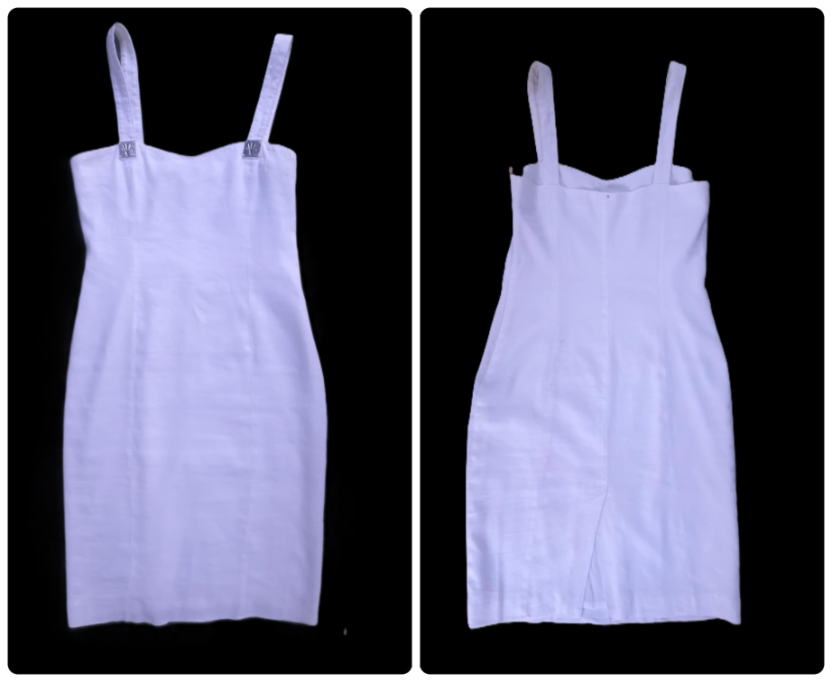 *VERSACE VJC* bela haljina0 slika #2