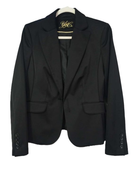 *YESICA C&A* elegantni strukirani blejzer M slika #2