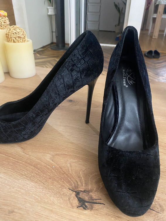 salonke crne 👠 slika #5