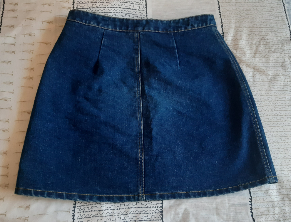 Vintage teksas suknja slika #3