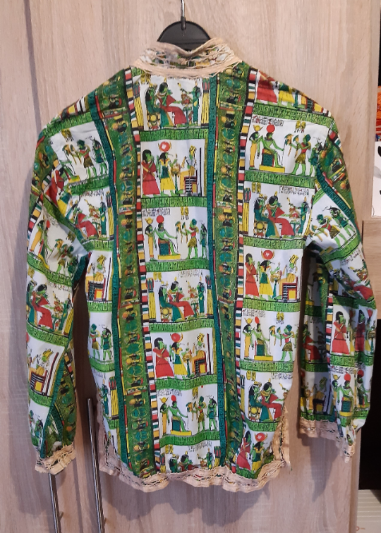 Vintage kosulja sa egipatskim motivima slika #4