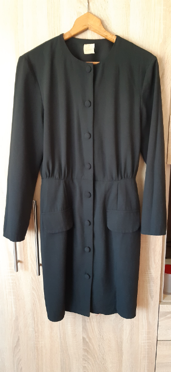 Vintage crna haljina  slika #1