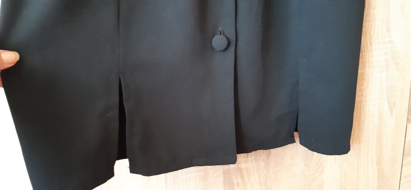 Vintage crna haljina  slika #3