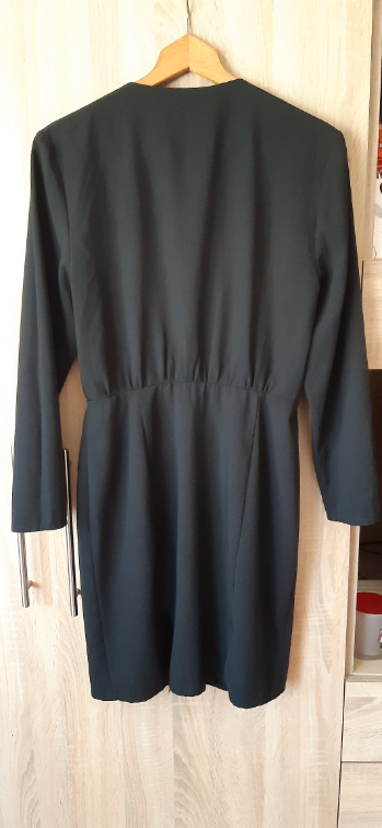 Vintage crna haljina  slika #4