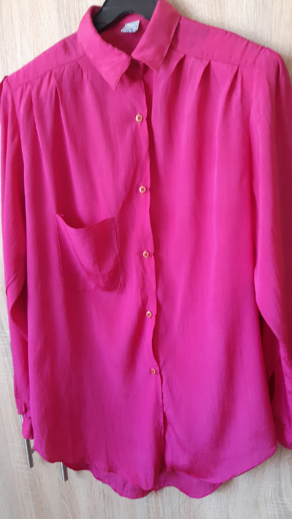 Vintage roze ciklama kosulja slika #2