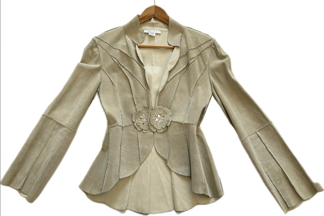 Nougat kožna jakna/bluza slika #2