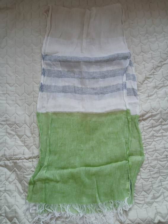 Naracamicie italijanska lanena marama - esarpa slika #3