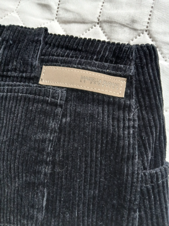 Mariella Burani italijanska crna mini suknja, 42 slika #4