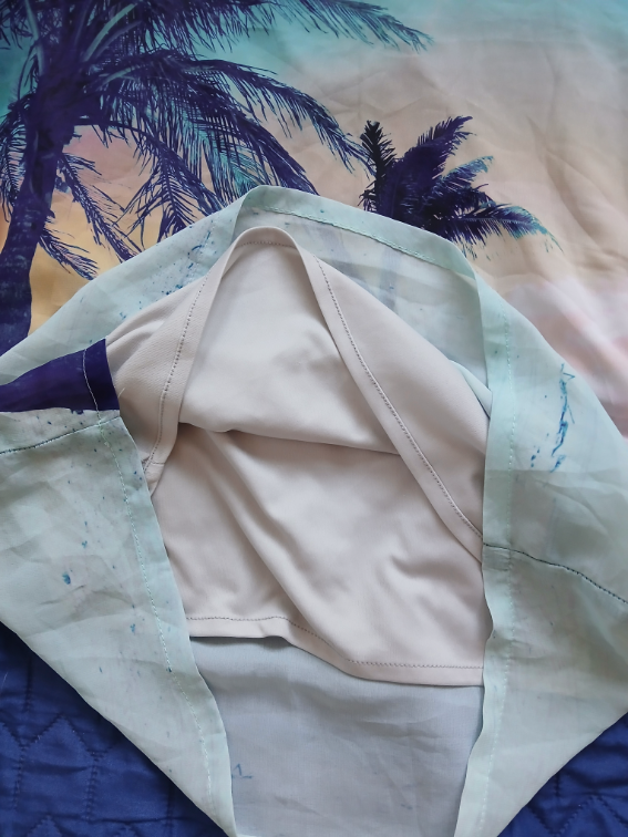 Bershka letnja mini haljinica sa palmama, S slika #4