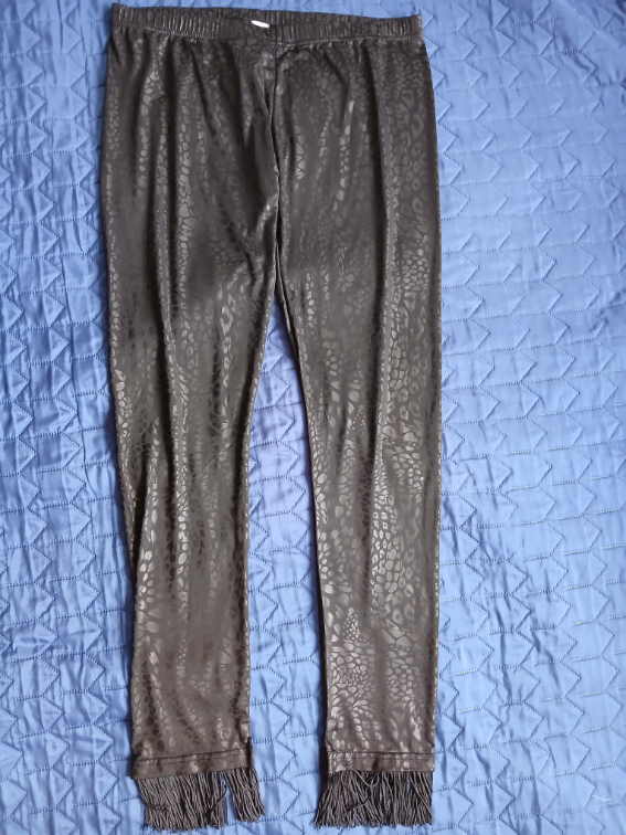 Nove Yamamay crne leopard helanke sa resama, L slika #1