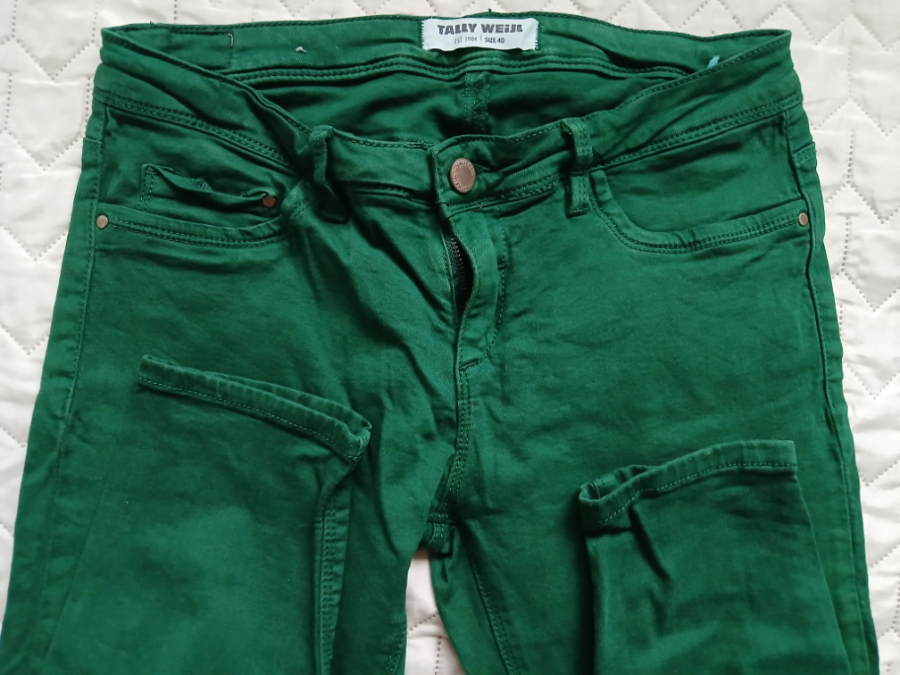 Tally Weijl zelene uske pantalone, 38-40 slika #2