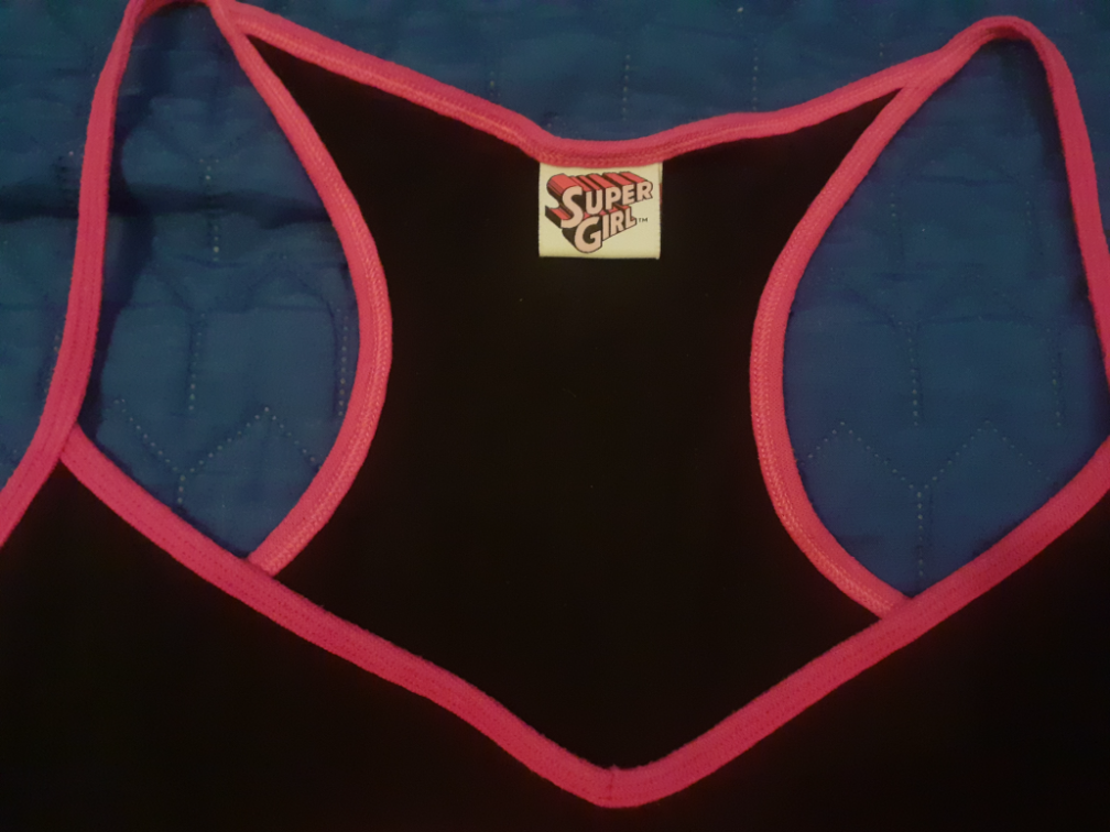 Nova Super Mum crno-roze majica na bretele, L-XL slika #4