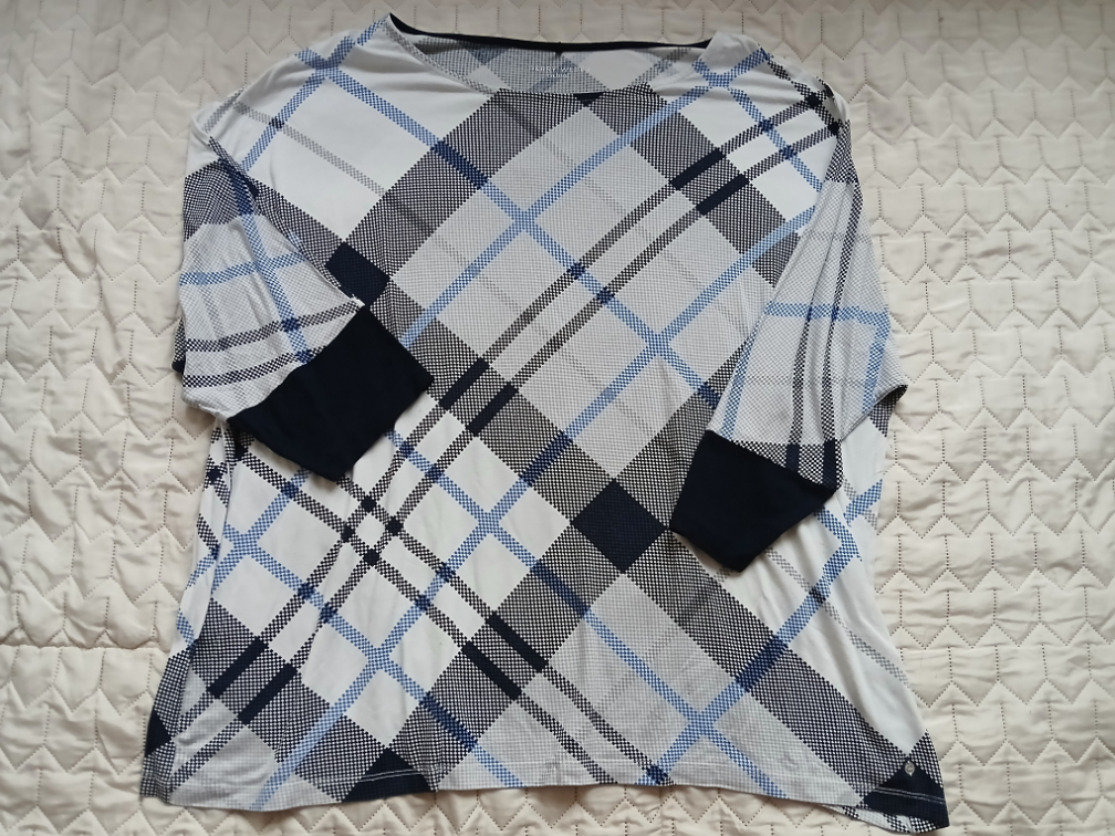 Gerry Weber karirana viskozna bluza, 2XL-3XL slika #1
