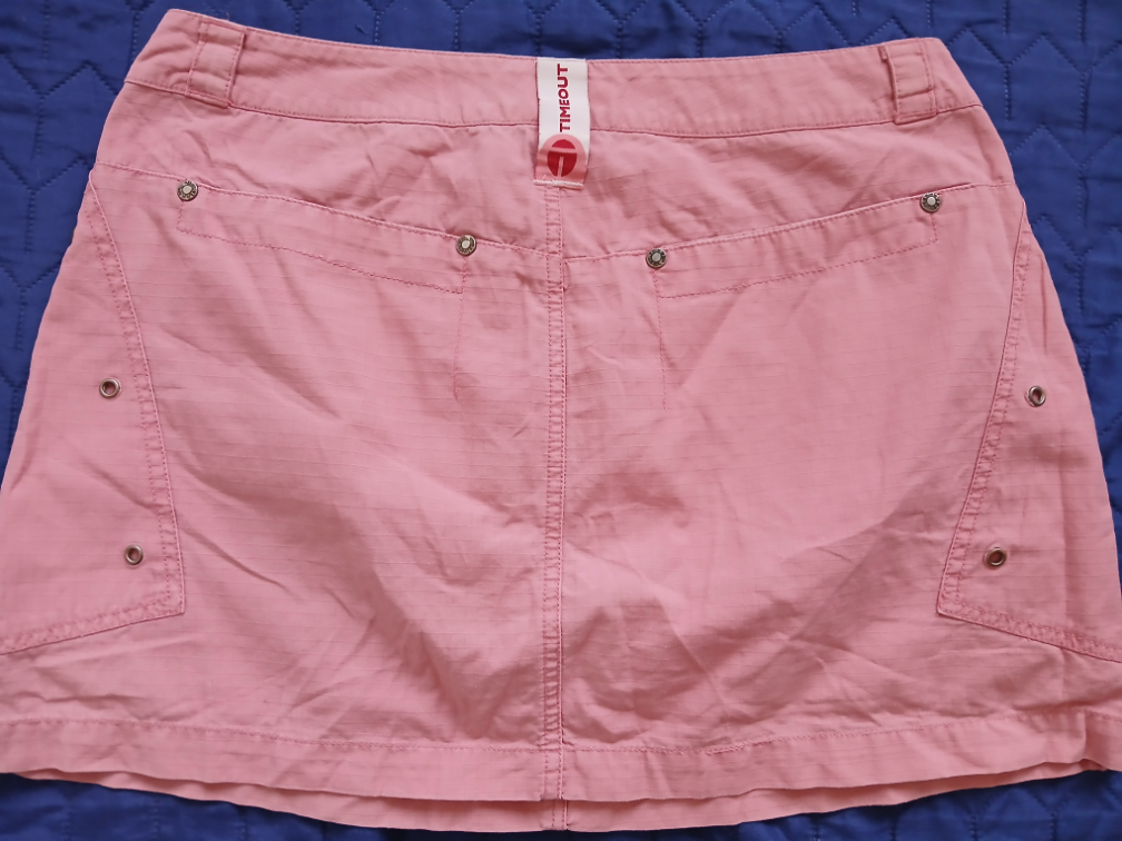 Time out roze pamucna mini suknja, 40 slika #3